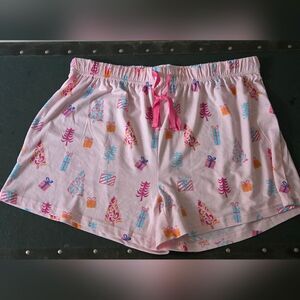 Royal Standard Christmas Pyjama Shorts - Holiday Sleep Shorts. Size XS